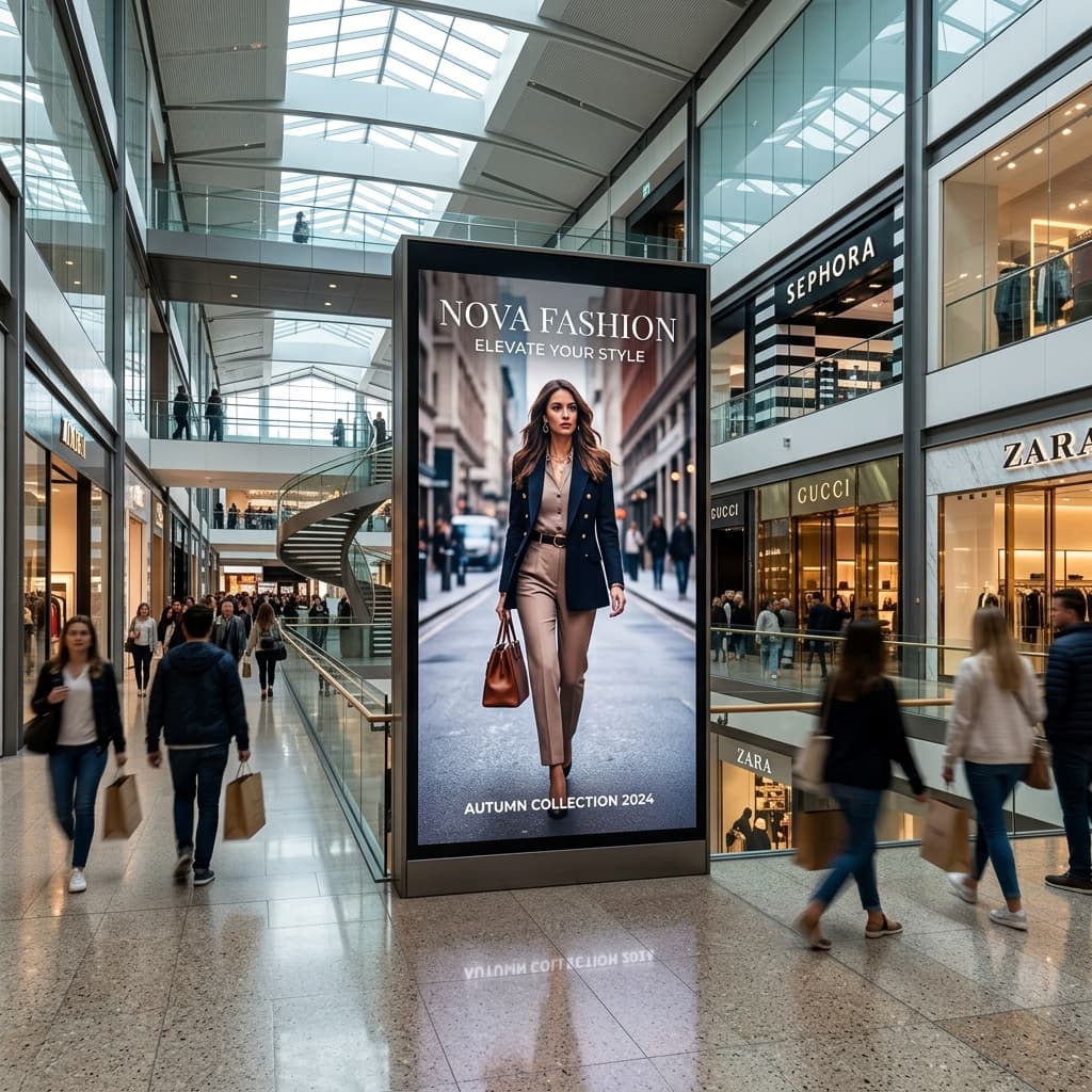 Mall Screens advertising